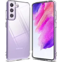 Fusion Ultra Back Case 1 mm izturīgs silikona aizsargapvalks Samsung G990 Galaxy S21 Fe caurspīdīgs Fus-Bc1Mm-G990-Tp