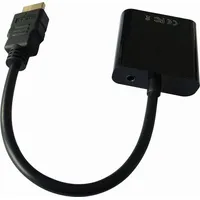 Gembird A-Hdmi-Vga-03 video cable adapter 0.15 m Hdmi Type A Standard Vga D-Sub Black