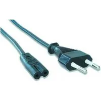 Gembird Pc-184/2 power cable Black 1.8 m Power plug type C C8 coupler