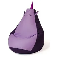 Go Gift Sako bag pouffe Unicorn purple-light purple L 105 x 80 cm Art1205968