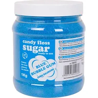 Gsg24 Krāsains cukurs kokvilnas konfektes zilajam ar burbuļvannas garšu 1Kg Cuk-Nie-Gba-1Kg