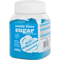 Gsg24 Krāsains kokvilnas konfektes zilais cukurs ar burbuļvannu garšu 400G Cuk-Nie-Gba-400G