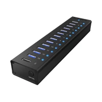 Icy Box Hub 13-Port Icybox Usb 3.0 Ib-Ac6113 with Ladeanschluss