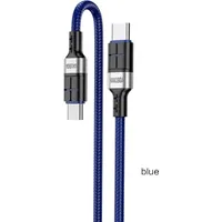 Kaku Siga Ksc-696 Usb-C - uzlādes kabelis 60W  120 cm zils Ksc696Bluc
