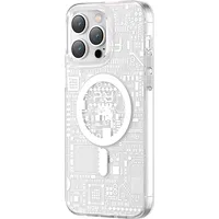 Kingxbar Magnētiskais korpuss iPhone 14 Plus Magsafe Pqy Geek Series sudraba krāsā 6959003508829