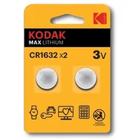 Kodak Lithium Cr1632 / 3V Baterijas 2Gab. 887930417708