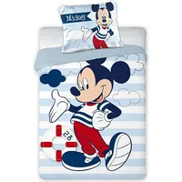 Kokvilnas gultas veļa 100X135 Sailor Mickey Mouse 6531 gultiņas spilvendrānai 40X60 23 1520546