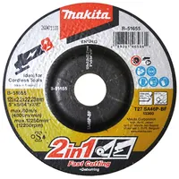 Makita-Akcesoria 2In1 slīpēšanas/griešanas disks metālam 125/22.23/2.2Mm Makita B-51655