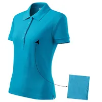 Malfini Cotton polo shirt W Mli-21344 turquoise