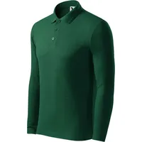 Malfini Pique Polo Ls M Mli-221D3 dark green polo shirt