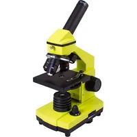 Mikroskops ar Eksperimentālo Komplektu K50 Levenhuk Rainbow 2L Plus 64X - 640X Laima Krāsā Art651595