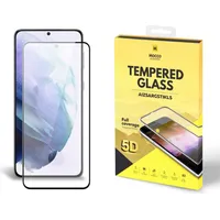 Mocco Full Glue 5D Signature Edition Tempered Glass Aizsargstikls Pilnam Ekrānam Samsung Galaxy S21 Melns 4752168094730