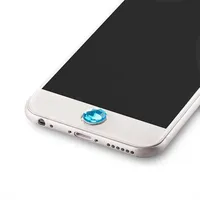 Mocco Universal Home Button Sticker Pogas uzlīme Apple iPhone / iPad Zils 4752168038086
