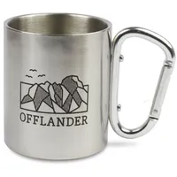 Offlander camping mug with a steel carabiner OffCacc03 OffCacc03Bachasportna