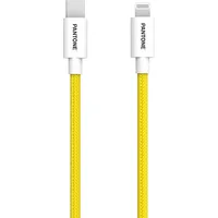 Pantone Mfi cable Lightning - Usb-C 1,5M Pt-Ctl002-5 Yellow 102C