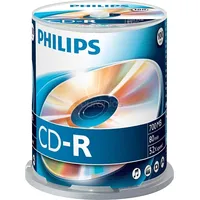 Philips Cd-R 80 700Mb Cake Box 100 Cr7D5Nb00/00