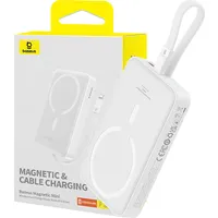 Powerbank Baseus Magnetic Mini 10000Mah 20W Magsafe White P10022109223-00