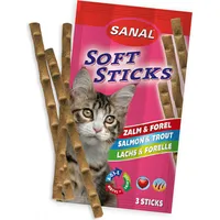 Sanal Nl Soft Sticks SalmonTrout, 35Gr - mīksti gaļas kociņi ar lasi un foreli Art964631