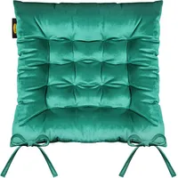 Sēdekļa spilvens 40X40X8 Velvet 16 zaļš dekoratīvam velūra krēslam ar stiprinājumu 393402