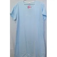 Sieviešu krekls ar īsām piedurknēm D 449 158/124 2Xl zils izšuvumu Zema cena 109262