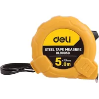 Steel Measuring Tape 5M 19Mm Deli Tools Edl9005B Yellow