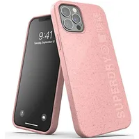 Superdry Snap iPhone 12 Pro Compostab le Case różowy pink 42621