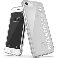 Superdry Snap iPhone 6 6S 7 8 Se 2020  2022 Clear Case biały white 41573