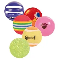 Trixie De Set of toy balls, 6Gb - dažādu materiālu bumbiņas Art851865