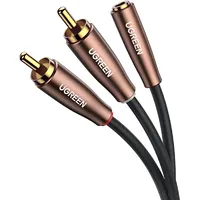 Ugreen audio cable 3,5 mm mini jack Female - 2Rca Male 5M brown Av198 60988 60998-Ugreen