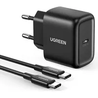 Ugreen Usb travel wall charger Type C 25W Power Delivery  Cable 2M black 50581 50581-Ugreen