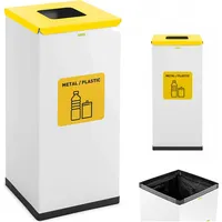 Ulsonix Groza konteiners atkritumu šķirošanai šķirošanas atkritumi 60 l - metāla plastmasa 10050444