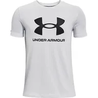 Under Armour Ua Y Sportstyle Logo Ss T-Krekls 1363282 014 / pelēks S