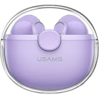 Usams Słuchawki Bluetooth 5.1 Tws Bu series bezprzewodowe fioletowy purple Bhubu02