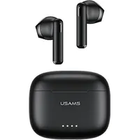 Usams Słuchawki Bluetooth 5.3 Tws Us14 Series Dual mic bezprzewodowe czarne black Bhuus01