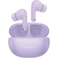 Usams Słuchawki Bluetooth 5.3 Tws X-Don Series Dual mic Enc bezprzewodowe fioletowy purple Bhuxd03 Usams-Xd18