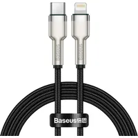 Usb-C cable for Lightning Baseus Cafule, Pd, 20W, 1M Black Catljk-A01