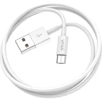 Usb to Micro cable Vipfan X03, 3A, 1M White X03Mk
