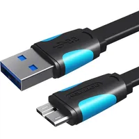 Vention Flat Usb 3.0 A male to Micro-B cable Vas-A12-B200 2M Black