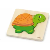 Viga Baby pirmais koka puzles bruņurupucis 59933