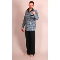 Vīriešu pidžama ar garām piedurknēm D 608 Maxi 2Xl 176/118 pelēka bordo 109214
