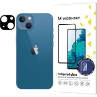 Wozinsky 9H rūdīts stikls iPhone 15 Plus Full Camera Glass, melns 9145576282229