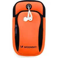 Wozinsky running phone armband orange Wabor1 Ali1207-Co