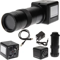 100X digitālā mikroskopa fotokamera Bnc Av Tv Video Zoom  C-Mount objektīvs Art1064063