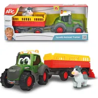 Abc Happy Fendt traktors ar mājdzīvnieku piekabi 4115001