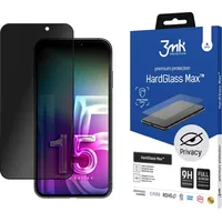 Apple iPhone 15 Pro Max - 3Mk Hardglass Privacy screen protector Black47