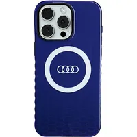 Audi Iml Big Logo Magsafe Case iPhone 15 Pro Max 6.7 niebieski navy blue hardcase Au-Imlmip15Pm-Q5 D2-Be Au-Imlmip15Pm-Q5/D2-Be