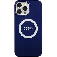 Audi Iml Big Logo Magsafe Case iPhone 13 Pro Max 6.7 niebieski navy blue hardcase Au-Imlmip13Pm-Q5 D2-Be Au-Imlmip13Pm-Q5/D2-Be