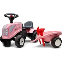 Baby Girly New Holland rozā traktors ar piekabi  piederumiem. no 1 gada 288C