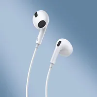 Baseus Encok H17 3.5Mm minijack wired headphones white Ngcr020002