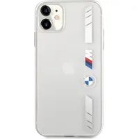Bmhcn61Mktss Bmw M Pc Tpu Silver Stripes maciņš telefonam iPhone 11 caurpīdīgs